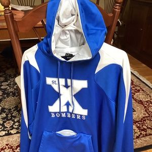 St. Xavier Hoodie with zippered pocket Size XL